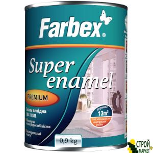 Емаль ПФ 115, жовта, 0.9 кг Farbex