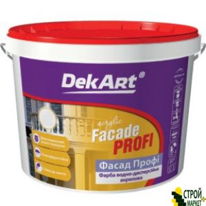 Краска фасадная Facade Profi матовая, 20 кг DekArt