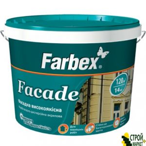 Краска фасадная высококачественная Facade (база С), 6 кг Farbex