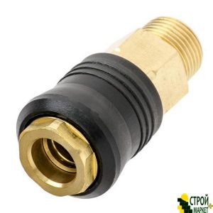 Quick connector with external thread 3/8 brass PT-1819 Intertool