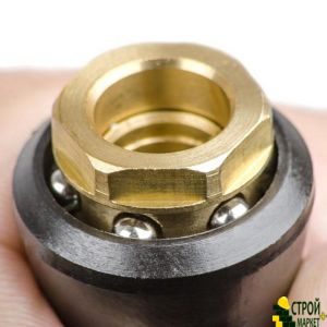 Quick connector with external thread 3/8 brass PT-1819 Intertool