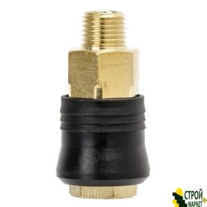 Quick connector with external thread 1/4 brass PT-1815 Intertool