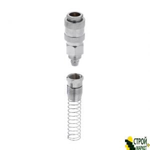 Quick connector with a helical spring for hose lines and 8h12 mm PT-1832 Intertool