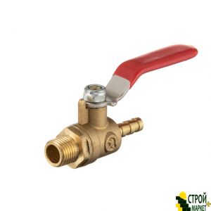 BALL VALVE air, brass, male thread 1/4 "on the hose 6mm, STORM PT-1886 Intertool