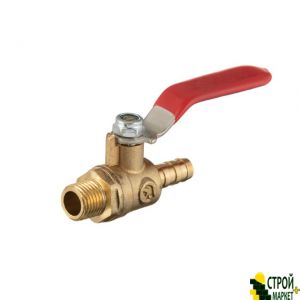 BALL VALVE air, brass, male thread 1/4 "on the hose 8mm, STORM PT-1888 Intertool