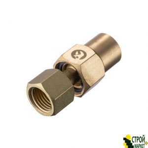 Шарнир поворотный внутренняя резьба 1/4"-1/4", латунь STORM PT-2209 Intertool