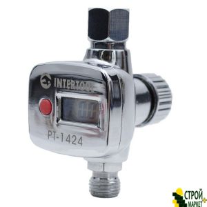 Pressure regulator with gauge for tsifrovovym paint guns, professional, 1/4 PT-1424 Intertool