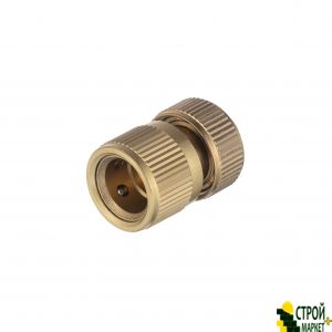 Коннектор латунный 1/2" на шланг 1/2" STORM GE-1216 Intertool