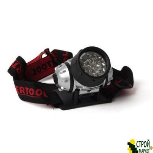 Head lamp LED, four modes of operation, 19 LED, 3 AAA batteries. LB-0301 Intertool