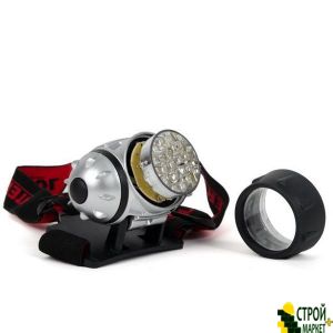 Head lamp LED, four modes of operation, 19 LED, 3 AAA batteries. LB-0301 Intertool