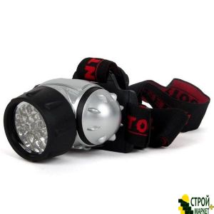 Head lamp LED, four modes of operation, 19 LED, 3 AAA batteries. LB-0301 Intertool