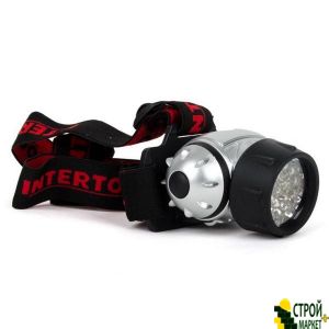 Head lamp LED, four modes of operation, 19 LED, 3 AAA batteries. LB-0301 Intertool