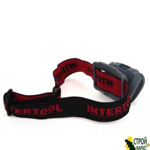 Head lamp LED, pylevlagozaschischenny housing 4 modes, 1 W 2 + LED, three AAA batteries. LB-0302 Intertool