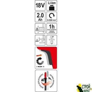 Jigsaw battery Yato YT-82822