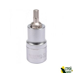 The head end with a screwdriver bit Spline 1/2 M6 55mm Yato YT-04341