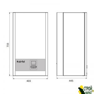 DigiFEL Premix gas boiler is 40 kW SD00020237 Airfel