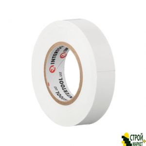 Insulating tape 0.15mm * 17mm * 20m white IT-0053 Intertool