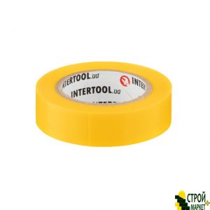 Insulating tape 0.15mm * 17mm * 10m yellow IT-0032 Intertool