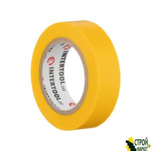 Insulating tape 0.15mm * 17mm * 10m yellow IT-0032 Intertool