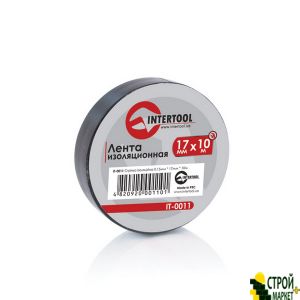 Стрічка ізоляційна 0.15мм * 17мм * 10м чорна IT-0011 Intertool