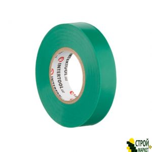 Insulating tape 0.15mm * 17mm * 25m Green IT-0061 Intertool