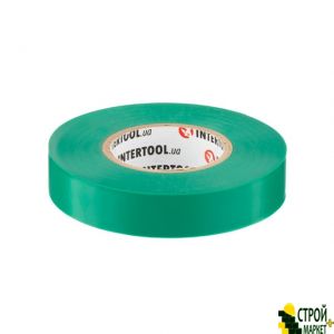 Insulating tape 0.15mm * 17mm * 25m Green IT-0061 Intertool