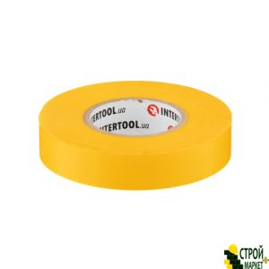 Insulating tape 0.15mm * 17mm * 25m yellow IT-0062 Intertool