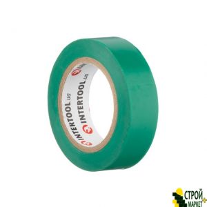 Insulating tape 0.15mm * 17mm * 10m Green IT-0031 Intertool