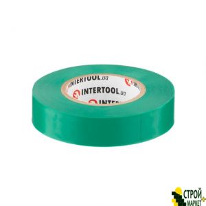 Insulating tape 0.15mm * 17mm * 20m Green IT-0051 Intertool