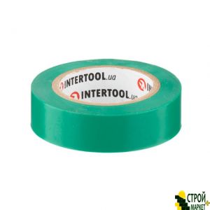 Insulating tape 0.15mm * 17mm * 10m Green IT-0031 Intertool