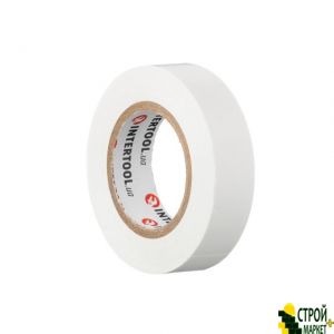 Insulating tape 0.15mm * 17mm * 15m white IT-0043 Intertool