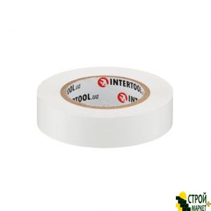 Insulating tape 0.15mm * 17mm * 15m white IT-0043 Intertool