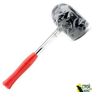 Rubber Mallet 1250g. 90mm. black rubber, metal handle. HT-0228 Intertool