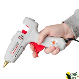 Glue gun 120 360 watts, 230V, 100-220C under 10.8-11.5mm rods, 13-30 g • min., Reg. pace. RT-1107 Intertool