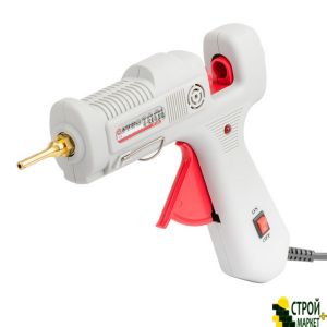 Pistol adhesive 90,290 watts, 230V, 215-230C under 10.8-11.5mm rods, 13-30 g • min., Extension. nozzle switch. RT-1105 Intertool