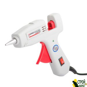 Glue gun 20, 65W, 230V, 180-195C under rods 7-7.5 mm, 5-13 g • min., A switch. RT-1101 Intertool