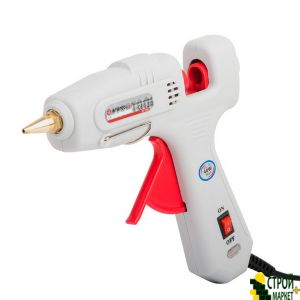 Pistol adhesive 40,120 watts, 230V, 195-210C under 10.8-11.5mm rods, 10-16.5 g • min., A switch. RT-1102 Intertool