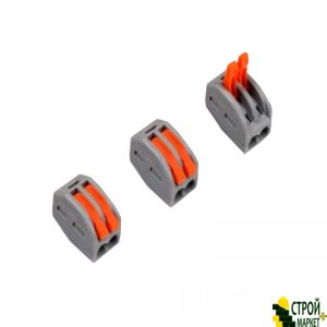 Connector for two contacts (400V, 32A) ElectroHouse cleat