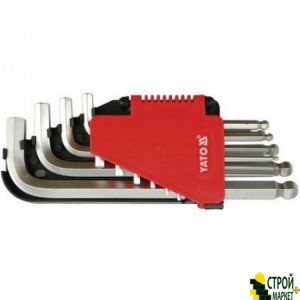 Hex Key Set ball 10 pcs 2-12 mm YT-0509 Yato