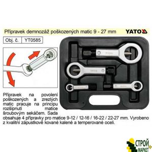 Гайкоріз механічні 4 шт YT-0585 Yato