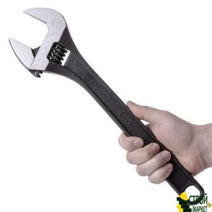 380mm wrench, Cr-V, black, phosphated. XT-0065 Intertool