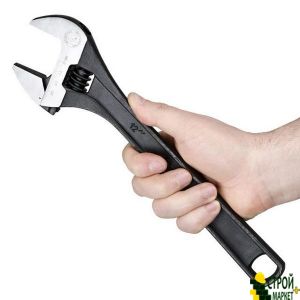 300mm wrench, Cr-V, black, phosphated. XT-0062 Intertool