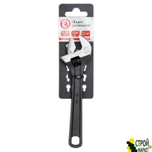 150mm wrench, Cr-V, black, phosphated. XT-0056 Intertool