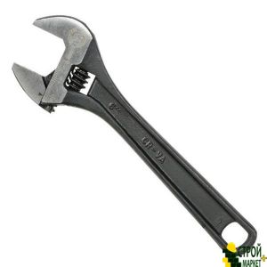 150mm wrench, Cr-V, black, phosphated. XT-0056 Intertool