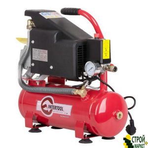 Компресор 9л, 0.75кВт, 1.0HP, 220 В, 8атм, 160л -мін PT-0002 Intertool