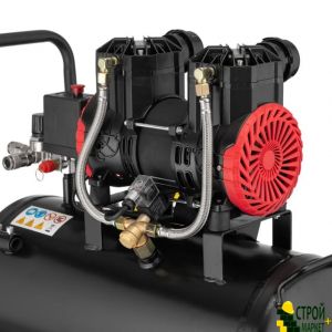 Compressor 24 l, 1.1kW, 220V, 8atm 200 l / min, 2800 rev / min, oil-free, two cylinder PT-0029 Intertool