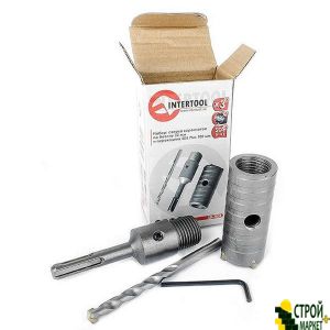 Set: drill crown Concrete 32mm + adapter SDS Plus 100mm SD-7032 Intertool