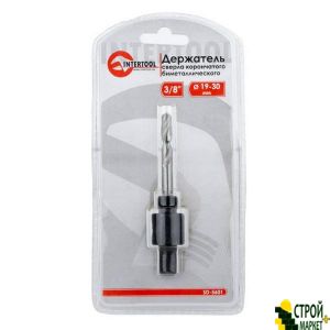 The holder of the drill crown bimetallic 3/8 with pilot drill bit 19-30 mm SD-5601 Intertool