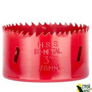 Drill crown bimetal 76 mm SD-5676 Intertool