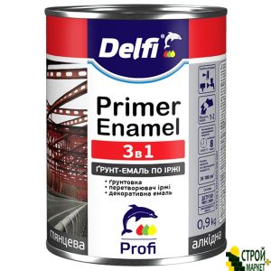 Priming Emal on rust 1 3 yellow 2.8 kg Delfi